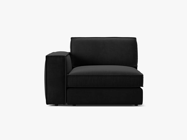 Modular Sofa Armrest Section – Upholstered Single End Module W118