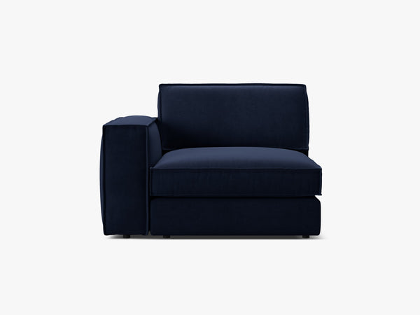 Modular Sofa Armrest Section – Upholstered Single End Module W118