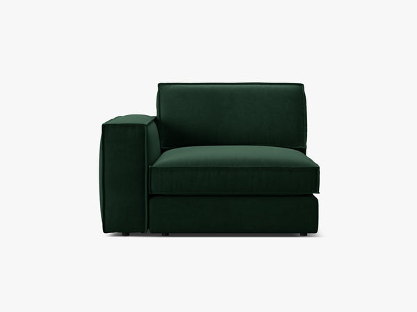 Modular Sofa Armrest Section – Upholstered Single End Module W118