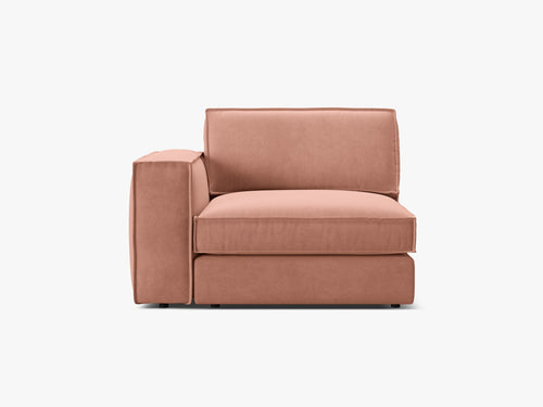Modular Sofa Armrest Section – Upholstered Single End Module W118