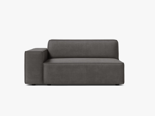 Modular Sofa Armrest Section – Upholstered Corner Extension Module W122
