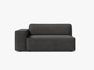 Modular Sofa Armrest Section – Upholstered Corner Extension Module W122