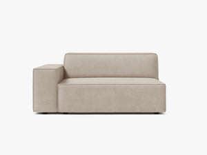 Modular Sofa Armrest Section – Upholstered Corner Extension Module W122
