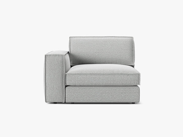 Modular Sofa Armrest Section – Upholstered Single End Module W118