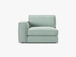 Modular Sofa Armrest Section – Upholstered Single End Module W118