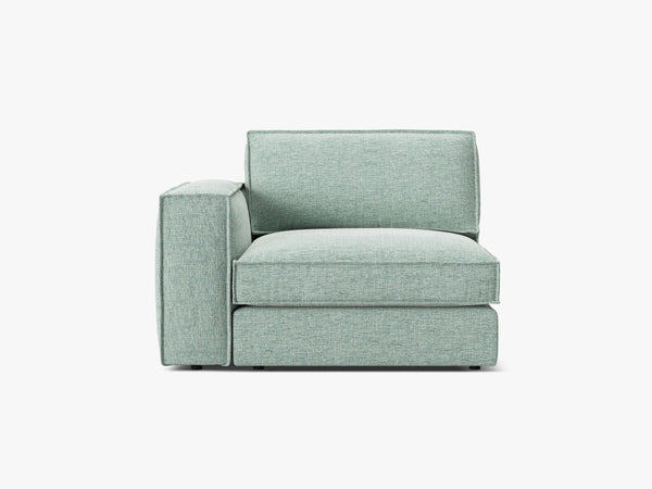 Modular Sofa Armrest Section – Upholstered Single End Module W118