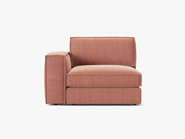 Modular Sofa Armrest Section – Upholstered Single End Module W118