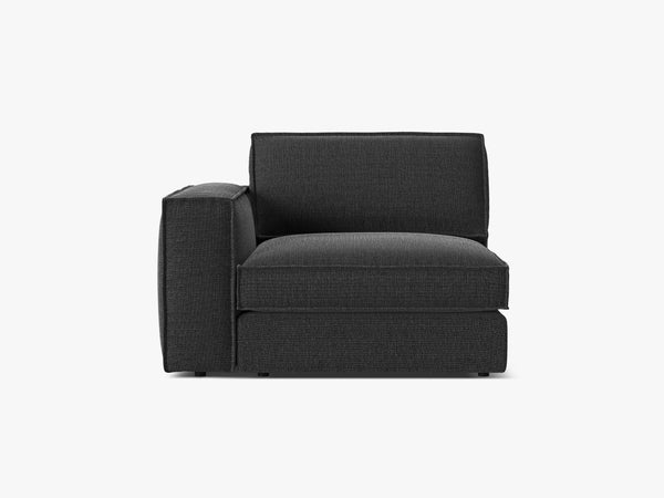 Modular Sofa Armrest Section – Upholstered Single End Module W118