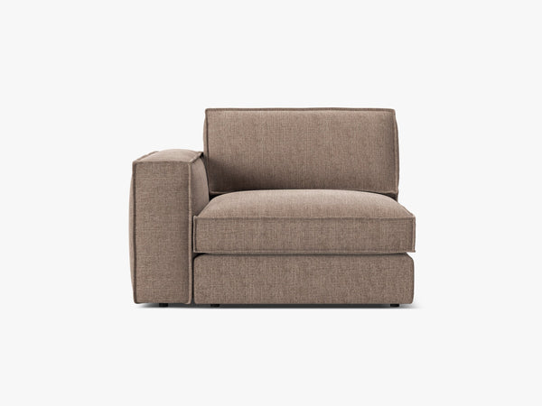 Modular Sofa Armrest Section – Upholstered Single End Module W118