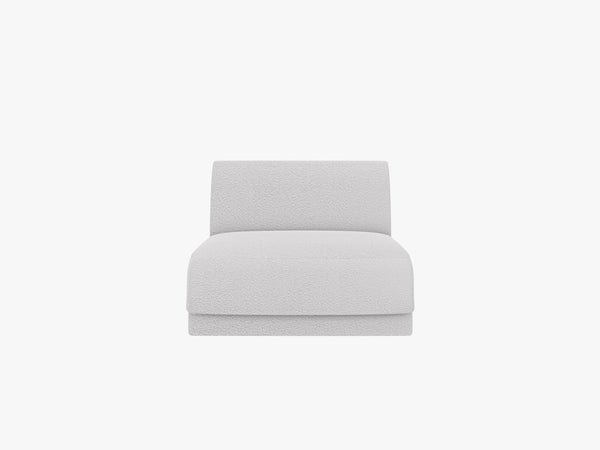 Modular Sofa Center Section – Upholstered Armless Seat Module W75