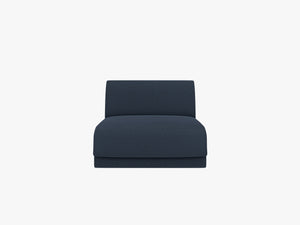 Modular Sofa Center Section – Upholstered Armless Seat Module W75