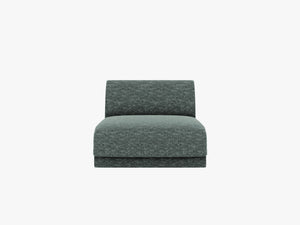 Modular Sofa Center Section – Upholstered Armless Seat Module W75