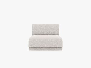 Modular Sofa Center Section – Upholstered Armless Seat Module W75