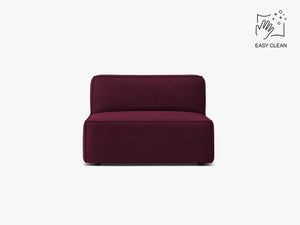 Modular Sofa Center Section – Upholstered Seating Module W80