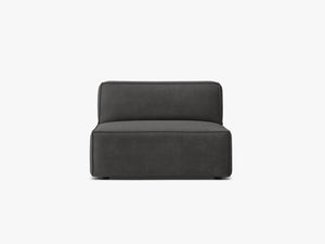 Modular Sofa Center Section – Upholstered Seating Module W80