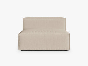 Modular Sofa Unit – Deep Feather-Filled Seating & Customizable Design W120