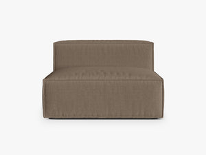 Modular Sofa Unit – Deep Feather-Filled Seating & Customizable Design W120