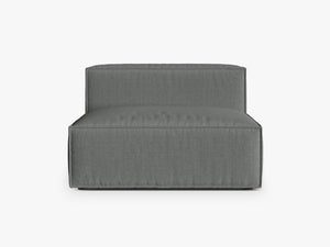 Modular Sofa Unit – Deep Feather-Filled Seating & Customizable Design W120
