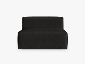Modular Sofa Unit – Deep Feather-Filled Seating & Customizable Design W120
