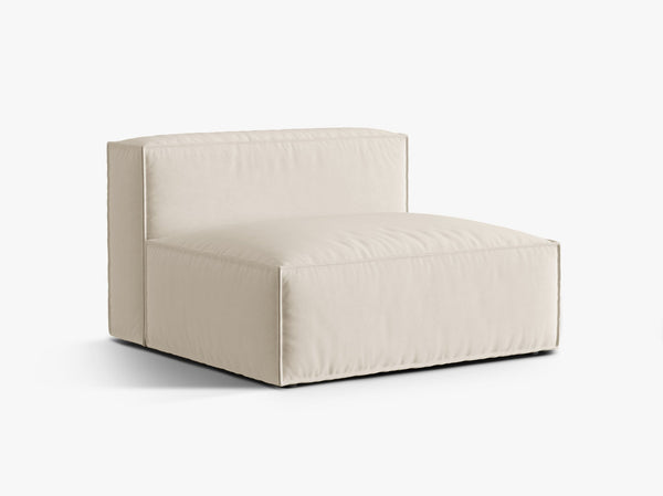 Modular Sofa Unit – Deep Feather-Filled Seating & Customizable Design W120