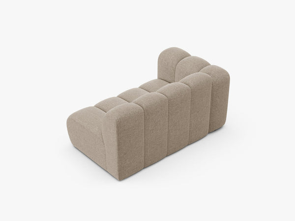 Modern Curved Modular Sofa – Upholstered Rounded Lounge Couch W145