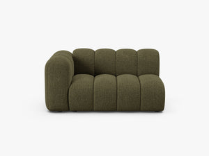 Modern Curved Modular Sofa – Upholstered Rounded Lounge Couch W145