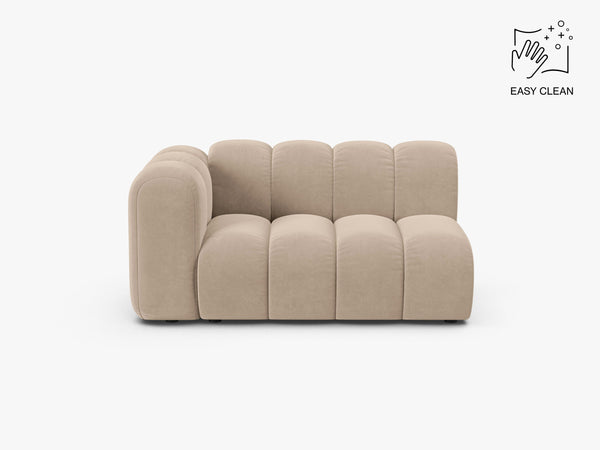 Modern Curved Modular Sofa – Upholstered Rounded Lounge Couch W145