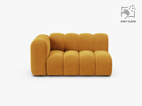 Modern Curved Modular Sofa – Upholstered Rounded Lounge Couch W145
