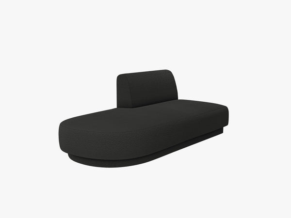 Modular Chaise Lounge Sofa – Upholstered End Section Unit W158