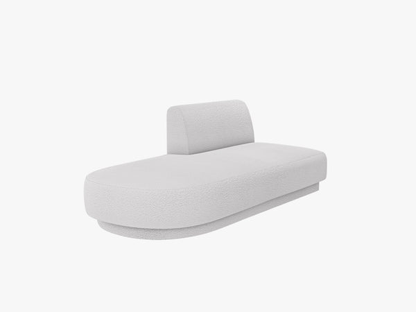 Modular Chaise Lounge Sofa – Upholstered End Section Unit W158