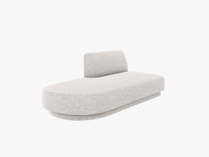 Modular Chaise Lounge Sofa – Upholstered End Section Unit W158
