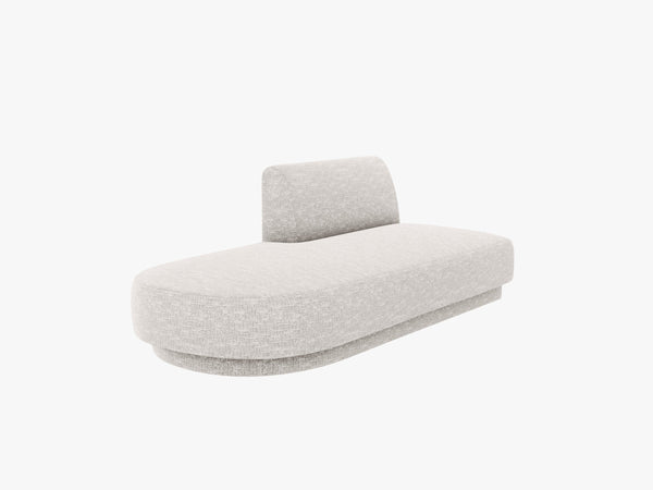 Modular Chaise Lounge Sofa – Upholstered End Section Unit W158