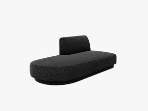 Modular Chaise Lounge Sofa – Upholstered End Section Unit W158