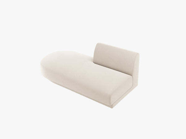 Modular Chaise Lounge Sofa – Upholstered End Section Unit W158