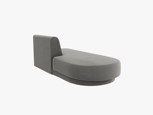 Modular Chaise Lounge Sofa – Upholstered End Section Unit W158