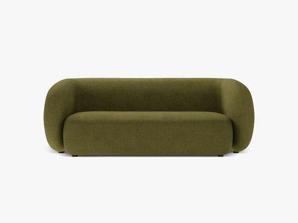 Compact 2-Seater Sofa with Curved Design & Soft Comfort W183