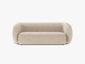 Compact 2-Seater Sofa with Curved Design & Soft Comfort W183