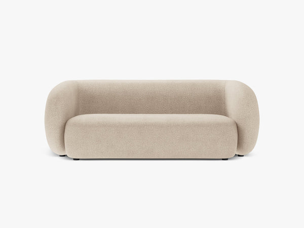 Compact 2-Seater Sofa with Curved Design & Soft Comfort W183