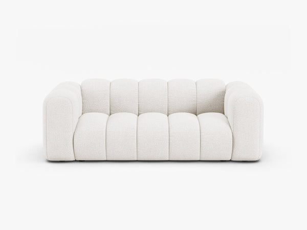 Modern 2-Seater Sofa with Curved Design & Soft Comfort W200