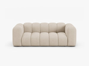Modern 2-Seater Sofa with Curved Design & Soft Comfort W200