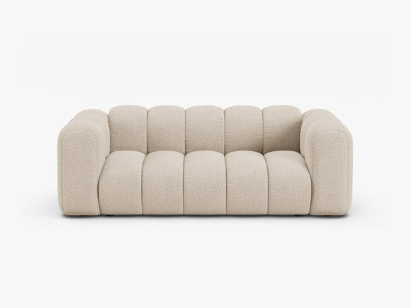 Modern 2-Seater Sofa with Curved Design & Soft Comfort W200