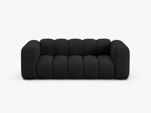 Modern 2-Seater Sofa with Curved Design & Soft Comfort W200