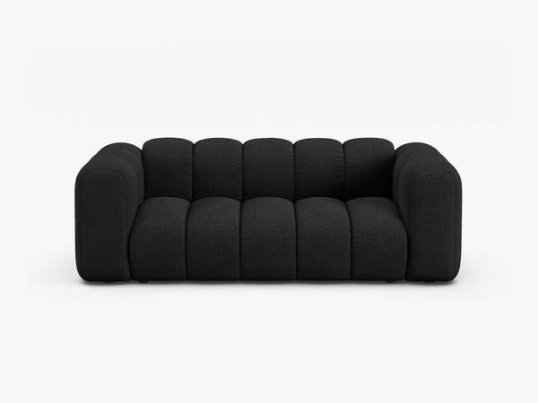 Modern 2-Seater Sofa with Curved Design & Soft Comfort W200