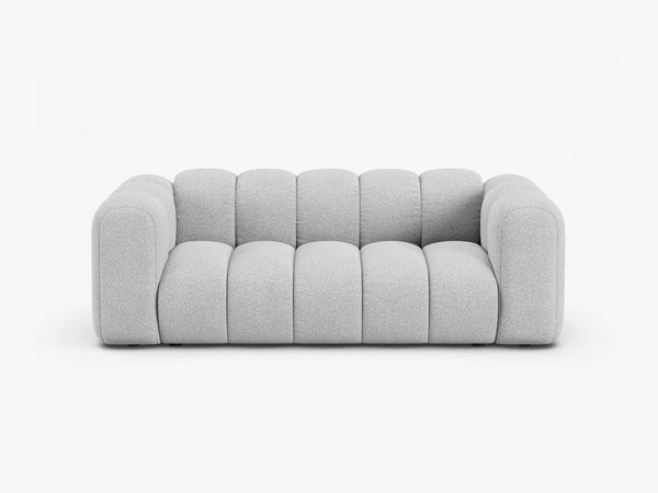 Modern 2-Seater Sofa with Curved Design & Soft Comfort W200