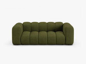 Modern 2-Seater Sofa with Curved Design & Soft Comfort W200