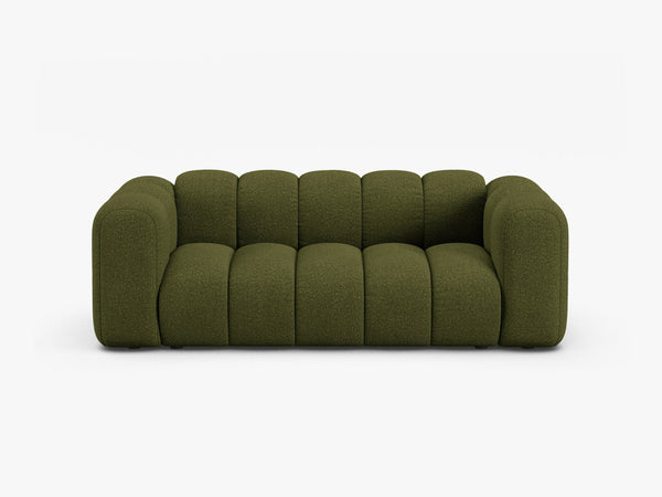 Modern 2-Seater Sofa with Curved Design & Soft Comfort W200