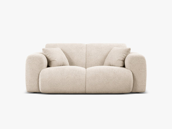 Modern 2-Seater Sofa with Rounded Design & Soft Comfort W170