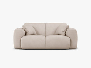 Modern 2-Seater Sofa with Rounded Design & Soft Comfort W170