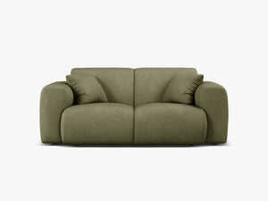 Modern 2-Seater Sofa with Rounded Design & Soft Comfort W170