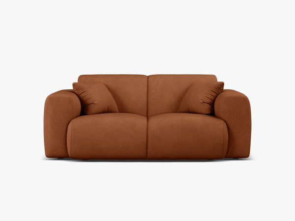 Modern 2-Seater Sofa with Rounded Design & Soft Comfort W170